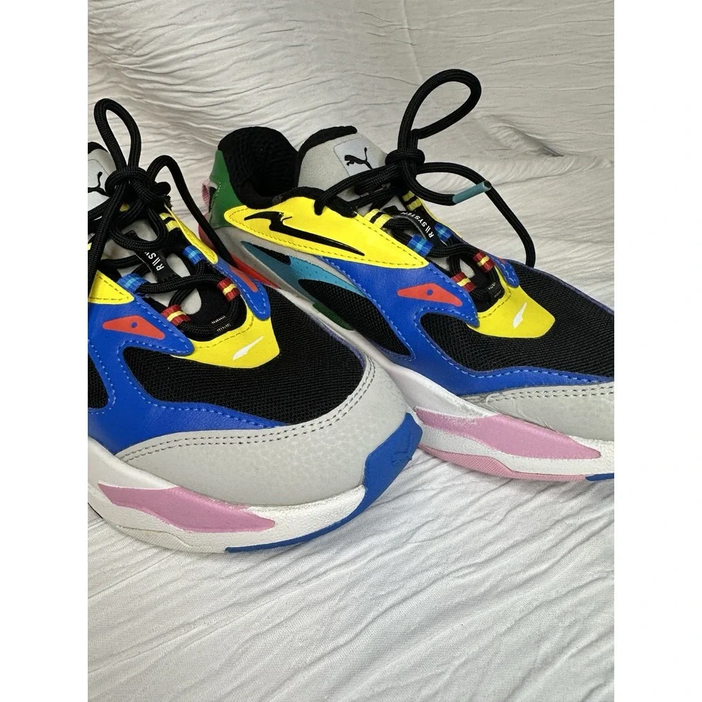 Puma RS-Fast International Flags Big Kids Size 5C Sneaker-No‎ Inside Soles